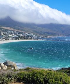 Uitzicht over Camps Bay Kaapstad